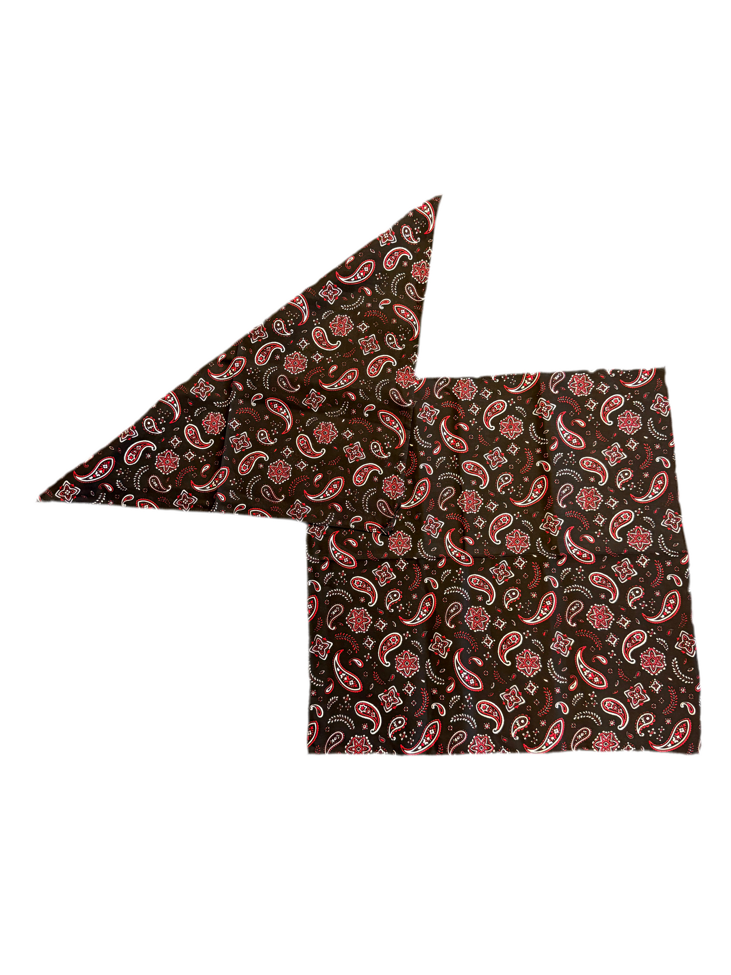 Red and black Bandana