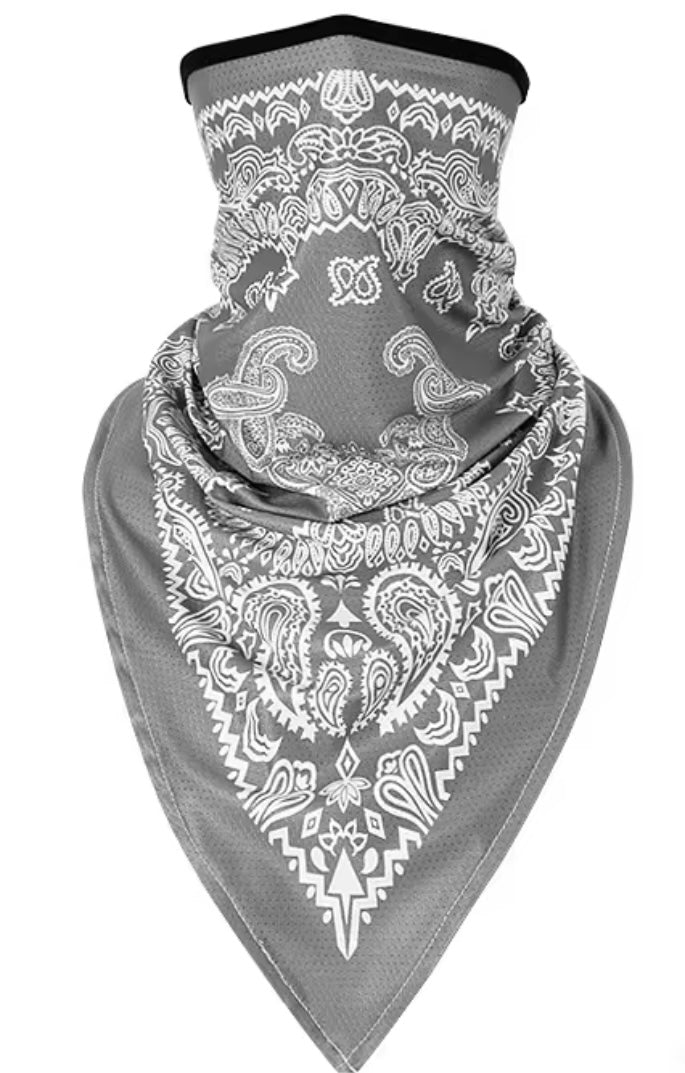 Grey Triangle Bandana