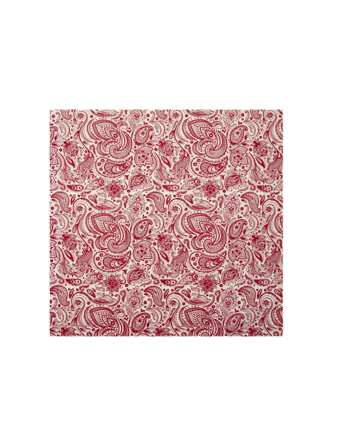 English Paisley Bandana 22x22