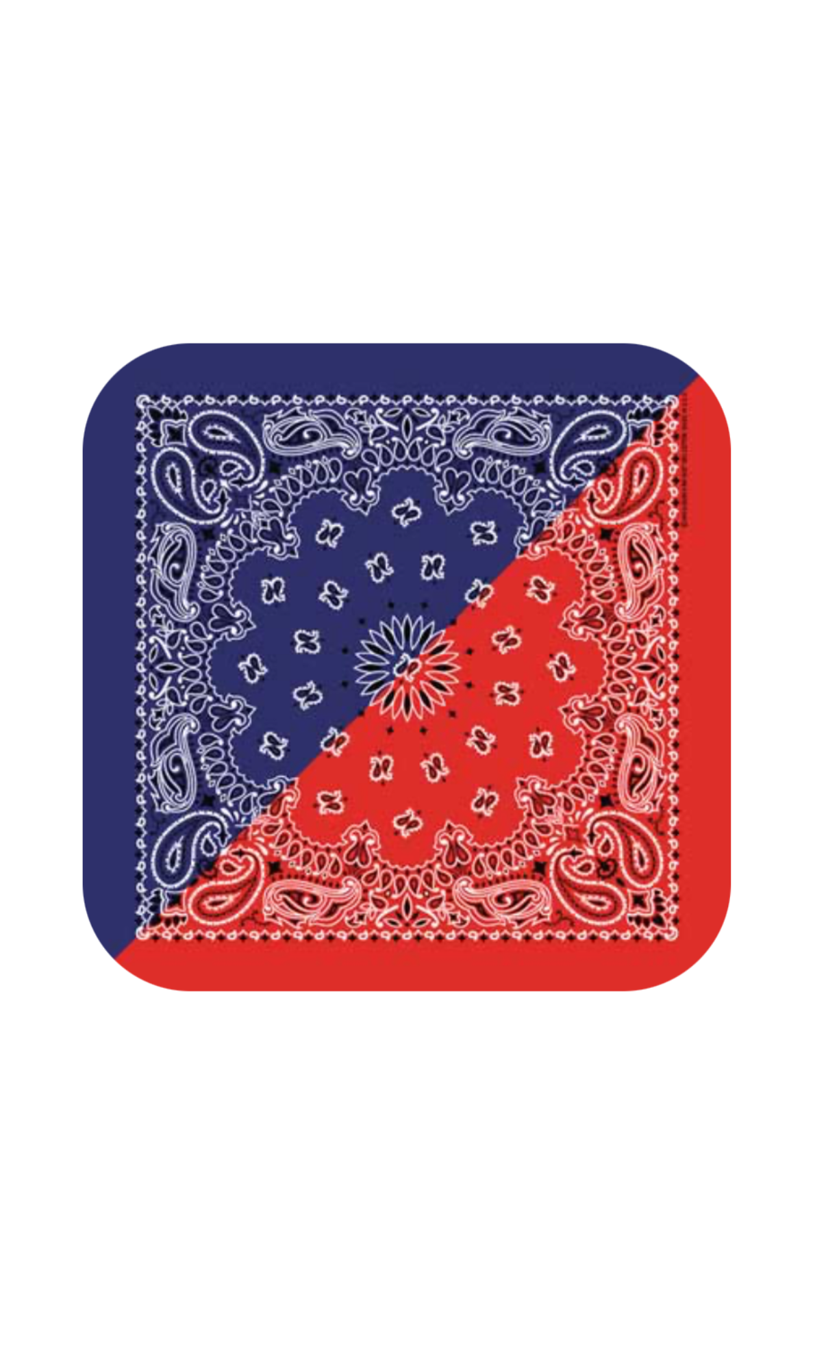 Red/Blue Bandana 22x22