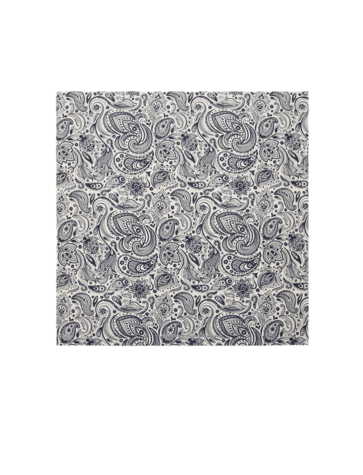 English Paisley Bandana 22x22